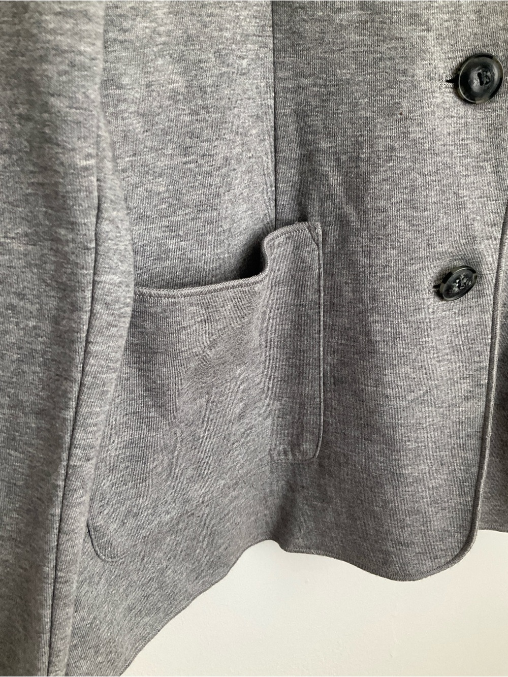 J. Jill Small Gray Knit Blazer Jacket - Picture 4 of 10